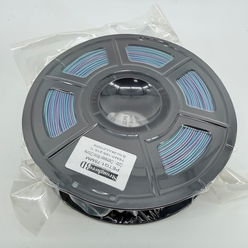 Stronghero3D 3D Printing Filament PETG 1.75mm Chameleon Mirror Chrome Multi